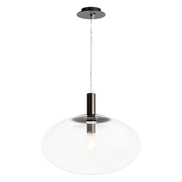 Elegant Perlas Pendant Light Fixture 3D model image 1 