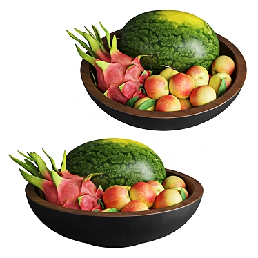 Wooden Fruit Bowl