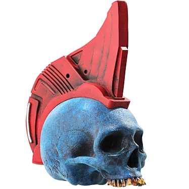 Sci-Fi Yondu Skull 3D Model 3D model image 1 