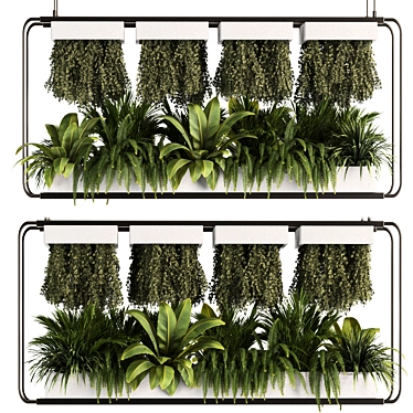 High Quality Hanging Plant Set 3D model image 1 