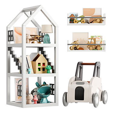 Kid's Interactive Toy Room Essentials 3D model image 1 