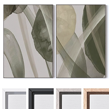 Modern Wall Paintings Set - V-Ray/Corona, 3DS Max 3D model image 1 