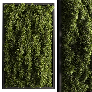 Space-Saving Green Wall Solution 3D model image 1 