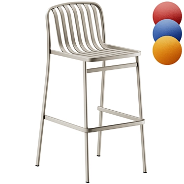 Babel D Kano Steel Bar Stool 3D model image 1 