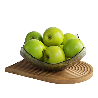 Apples In Glass Bowl