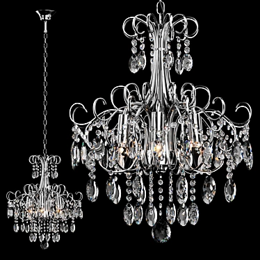 ST Luce Orecchini Ceiling Chandelier 3D model image 1 