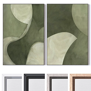 Textured Frame Set for 3D Modeling 3D model image 1 