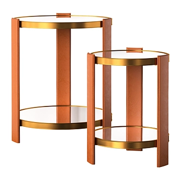 Ralph Lauren Home Dalton Set of 2 Song Side Tables