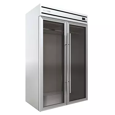 Luxury Fur & Cashmere Fridge 3D model image 1 