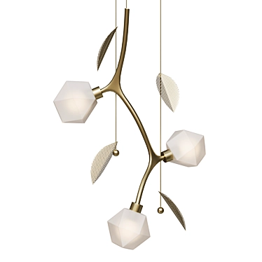 Contemporary Welles Pendant Light 3D model image 1 