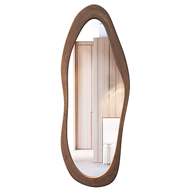 Modern Full Length Floor Mirror 3D model image 1 