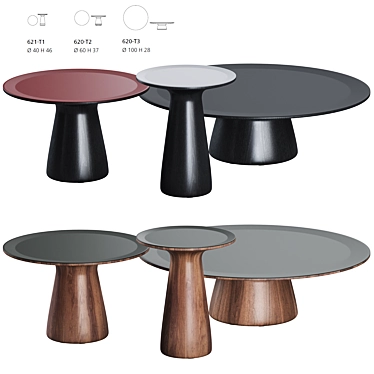 Foster 620 Side Tables By Walter Knoll