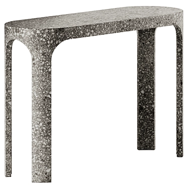 Terrazzo Console Table by Portego 3D model image 1 