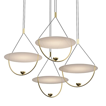 Modern Pendant Light LIRIA D42 3D model image 1 