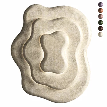  Lagoon Wall Sconce in Stone 3D model image 1 