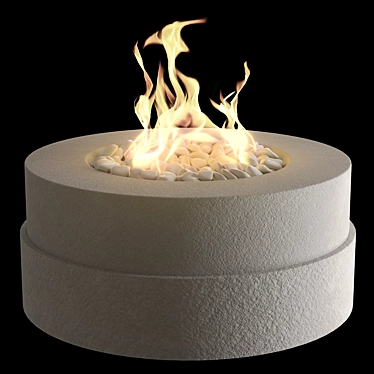 Bioethanol Fireplace Bowl 16 3D model image 1 