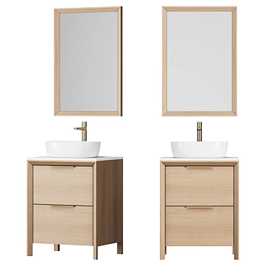 Dantone Home Dive Bathroom Furniture 3D model image 1 