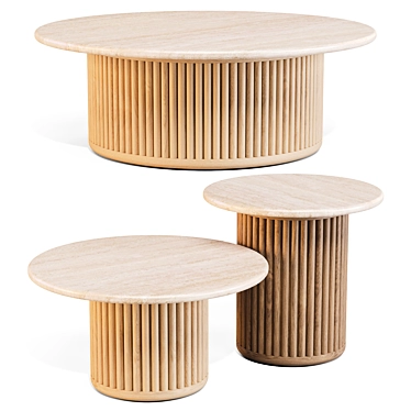 Tribu Otto Tables Collection 3D model image 1 