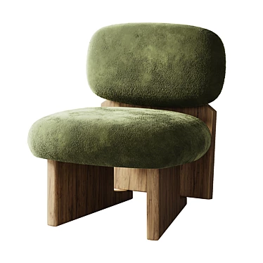 Sleek Norr Armchair Model 3D model image 1 