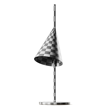 Futuristic Cone Table Lamp 3D model image 1 