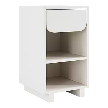 Scandinavian Style Vidja Bedside Table 3D model image 1 