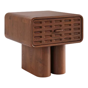 Soho Home Stanley Bedside Table 3D model image 1 