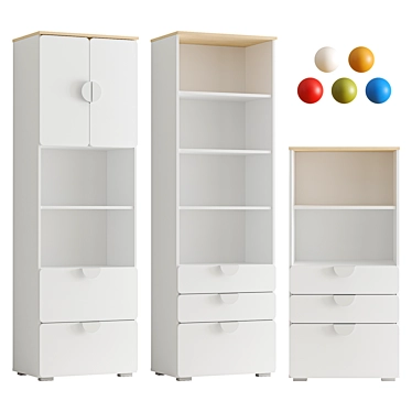 Children&#39;s shelving Milna from divan.ru