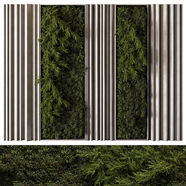 Green Wall Vertical Garden Kit 3D model image 1 