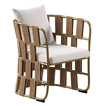  Zuo Quadrat Dining Chair White 3D Model 3D model image 1 