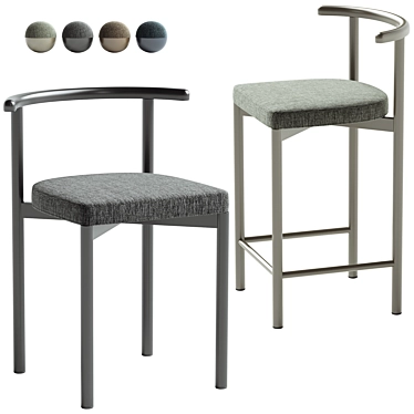 NRA chair and half-bar stool by DELO