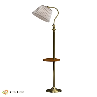  Havana Bronze Floor Lamp with Wireless Charging 3D model image 1 