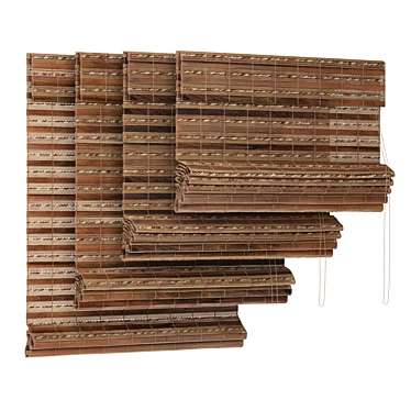 Roman bamboo blinds