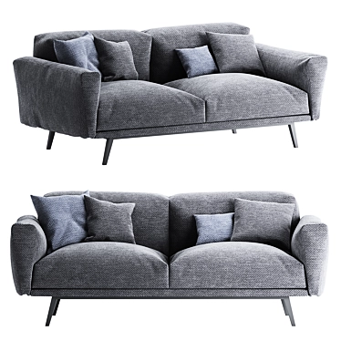 Noa Sofa 2 Seater, Modern Design 3D model image 1 