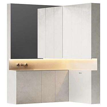 Modern minimalist bathroom furniture 2