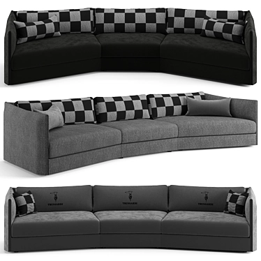 Trussardi Casa Maryl sofa 380 cm