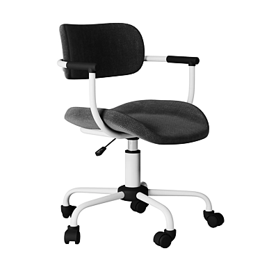 Youthful Office Chair with Wheels 3D model image 1 