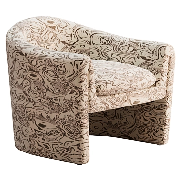 Willow Jacquard Sculptural Chair