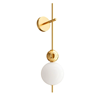 Candied Haws Brass Wall Lamp 3D model image 1 