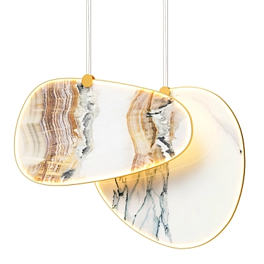 Modern Elegance Glee Suspension Light 3D model image 1 