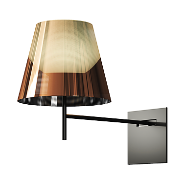 Modern Designer Wall Lamp Fixtures 3D model image 1 