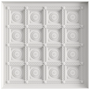 Elegant Ceiling Composition #78 3D model image 1 