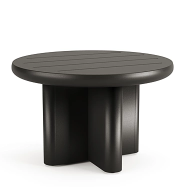 RH PALMA ALUMINUM SIDE TABLE