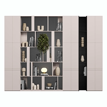 Modular Cabinet with Shelves 3D model image 1 