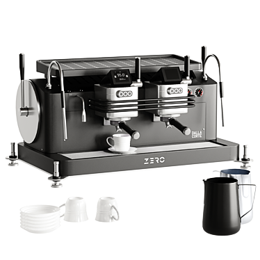 Dalla Corte Espresso Machine Set 3D model image 1 