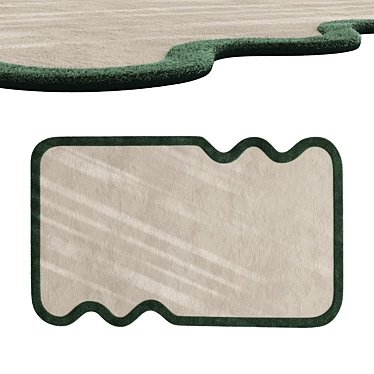 Hand-Tufted Corona Legacy Rug 3D model image 1 