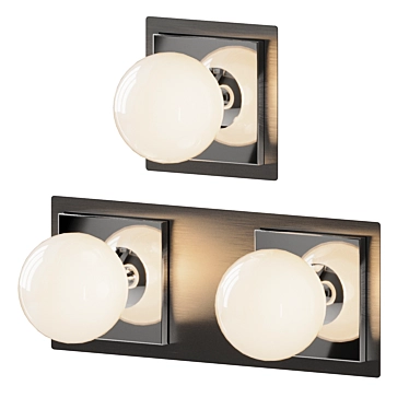 Modern Escada Wall Sconce Set 3D model image 1 