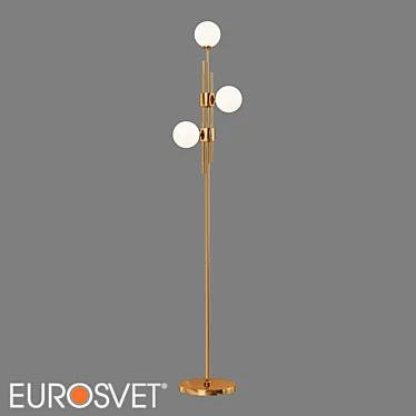 Eurosvet Volver Floor Lamp Glass Shades 3D model image 1 