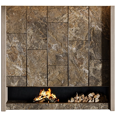 Corona Legacy Fireplace Model 3D model image 1 