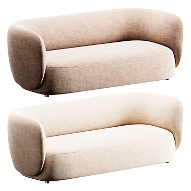 Modern Elegance: Novamobili BLOSSOM Sofa 3D model image 1 