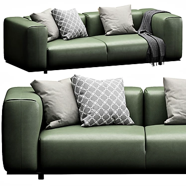 B&B Italia Dambodue Sofa: Contemporary Elegance 3D model image 1 